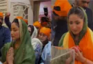 Yami Gautam reaches historic Gurdwara Takht Shri Harmandir Ji Patna Sahib Ji ahead of release of film 'Nai Naveli'